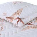 Ver imagem 3 de Kit Cobre Leito Colcha Topázio Queen Dupla Face 3 Peças - Bordô - 100% Poliéster