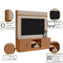 Ver imagem 2 de Painel Home para TV Sala de Estar Ravenna Canela Off White Fosco 186cm