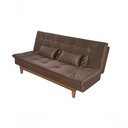 Ver imagem 7 de Sofá Cama Versátil 3 Lugares Império Reclinável Casal Pés Madeira Espuma Especial D33 Suede