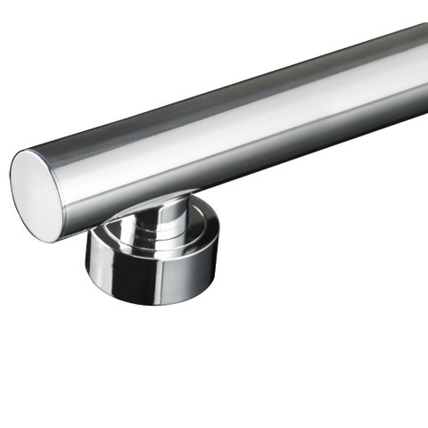 Puxador Alça para Porta de Passagem Anello Duplo Zen 1500mm Inox Polido ZP2024.88