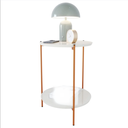 Ver imagem 3 de Mesa de Apoio Élide Off White Bronze