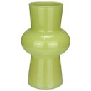 Ver imagem 1 de Vaso Decorativo de Vidro Verde 20x12x12cm Enfeite Sala Mesa Estante Aparador