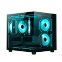 Ver imagem 1 de Gabinete Gamer Aquário C3tech Mt-g720bk - Vidro Temperado - até 7 Fans - Micro Atx - Preto