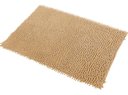 Ver imagem 2 de 2 Tapete Banheiro Bolinha 38x48 Antiderrapante Rozac Khaki