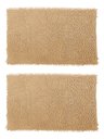 Ver imagem 1 de 2 Tapete Banheiro Bolinha 38x48 Antiderrapante Rozac Khaki