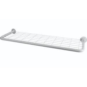 Arara de parede com tela kit 2 pç:Preto