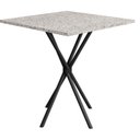 Ver imagem 5 de Conjunto Mesa com 4 Cadeiras 542.Slp e Tampo Quadrado Diamante Preto/Cinza