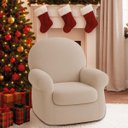 Ver imagem 1 de Poltrona Natalina Papai Noel Merry Christmas Suede
