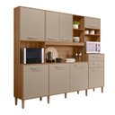 Ver imagem 1 de Armario de Cozinha Hortelã com 8 Portas e 2 Gavetas 240 cm Ipe/Fendy
