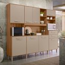 Ver imagem 2 de Armario de Cozinha Hortelã com 8 Portas e 2 Gavetas 240 cm Ipe/Fendy