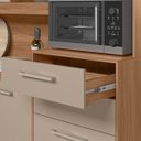Ver imagem 6 de Armario de Cozinha Hortelã com 8 Portas e 2 Gavetas 240 cm Ipe/Fendy