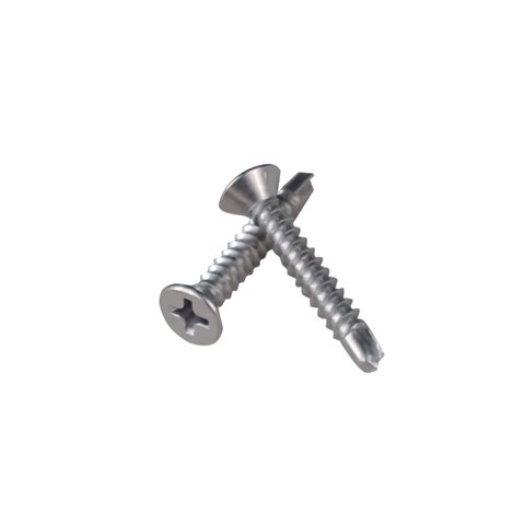 Parafuso Aço Inox Auto Brocante Madeira/aço 3,9mmx25mm Cabeça Chata Philips - Caixa com 500 Peças