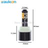 Drl Led Luz Diurna 1156 Branco/âmbar Canbus Canceller - Par Zauleon 1156-xpe-wy Branco/ambar 1156/ba - 9