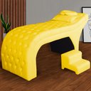 Ver imagem 6 de Maca Estofada Capitonê Corino Cores - DS Estofados - Amarelo