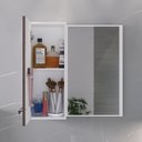 Ver imagem 5 de Kit Conjunto de Balcão para Banheiro Sophia 60cm Branco/amêndoa Fabribam