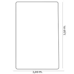 Tapete para Sala de Estar Outdoor 2,00x2,50 Textura - Tapetes São Carlos - 6