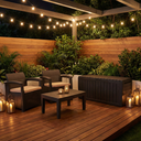 Ver imagem 5 de Conjunto Jogo Poltrona 2 Lugares para Jardim Rattan com Baú Organizador Syberflex