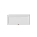 Ver imagem 5 de Conjunto Balcão 120cm, Aéreo Geladeira 80cm e Aéreo 120cm Unna - Branco
