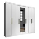 Ver imagem 3 de Guarda-roupa Casal com Espelho 8 Portas 4 Gavetas Héster Carraro