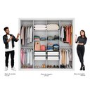 Ver imagem 7 de Guarda-roupa Casal com Espelho 8 Portas 4 Gavetas Héster Carraro