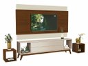 Ver imagem 6 de Rack com Painel Delux 180cm Off White com Natural - Móveisaqui