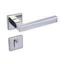 Ver imagem 1 de Conjunto Fechadura 455 La Fonte Interna Inox Polido