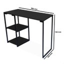 Ver mais imagens de Escrivaninha Mesa Industrial Nic 90 Cm Preto e Tampo Preto