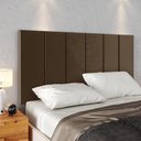 Ver imagem 5 de Kit 2 Mesinhas Bide Pequena Gaveta Nicho Cabeceira Modulada Cama Box Casal King Size 1,95 Quarto