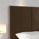 Ver imagem 6 de Kit 2 Mesinhas Bide Pequena Gaveta Nicho Cabeceira Modulada Cama Box Casal King Size 1,95 Quarto