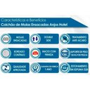 Ver imagem 2 de Colchão Casal Molas Hotelaria Ensacadas Masterpocket Anjos Hotel Double Face (138x188x24) - D