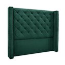 Ver imagem 7 de Cabeceira Cama Box King 195cm e Recamier Vicenza Veludo S04 - D’Rossi