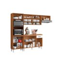 Ver imagem 3 de Cozinha Compacta Atenas com Balcão 120cm com Tampo Mdp - Cinamomo/branco Aramóveis