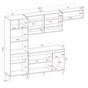 Ver imagem 5 de Cozinha Compacta Atenas com Balcão 120cm com Tampo Mdp - Cinamomo/branco Aramóveis