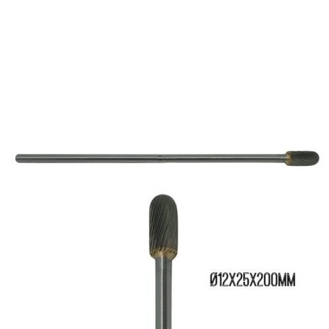 Lima/fresa Longa Corte Simples Md Politone Cilíndrica com Topo Esférico C1020200-sc
