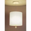 Ver imagem 2 de Lustre Pendente Infantil Fadas Cúpula 25x25 1e27: Branco