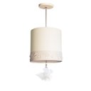 Ver imagem 1 de Lustre Pendente Infantil Fadas Cúpula 25x25 1e27: Branco