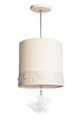 Ver imagem 1 de Lustre Pendente Infantil Fadas Cúpula 25x25 1e27: Branco