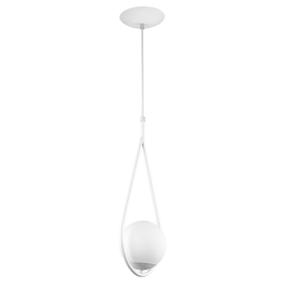 Kit 2 Luminária Pendente Aro Gota Orby Branco Magnifico - 2