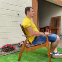 Ver imagem 5 de Cadeira Poeta Poltrona Madeira de Demolição Sudeste Rústico