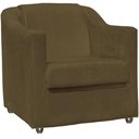 Ver imagem 6 de Kit Namoradeira Decorativa + 2 Poltronas para Sala Manicure Recepção Consultório Mila Suede