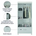 Ver imagem 4 de Guarda Roupas Casal 6 Portas 2 Gavetas Flash Amêndoa Demobile