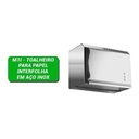Ver imagem 4 de Porta Papel Toalha Inox Toalheiro Folhas Inter Folhadas M1i