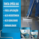 Ver imagem 3 de Tinta Epoxi Industrial Azul Azure Ag - RAL5009