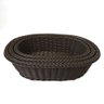 CONJUNTO DE CESTOS EM FIBRA SINTETICA MARROM 3 PCS G 30CM X 2 BTC Decor - 1