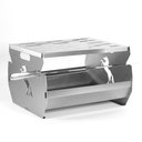 Ver imagem 3 de Churrasqueira Inox 45x40cm-camping- Trilhas e Aventuras Contry