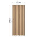 Ver imagem 4 de Porta Sanfonada de PVC 210cm x 84cm Pronta Bcf Bege