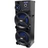 Caixa Som Amplificada Bluetooth 2200w Rms Woofer Mp3 Usb Led Tws Bivolt Aca 2201 Pesadão Black Amvox - 5