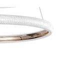 Ver imagem 2 de Pendente 1 Anel Halo Cristal Ouro LED 38W 3000K Bivolt DS8265 Delis