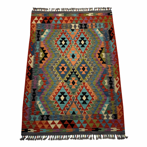 Tapete Kilim Afegão 1,79 x 1,21m