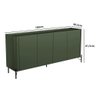 Balcão Buffet 180cm Porta Lisa 100% Mdf com Pés em Metal - 2